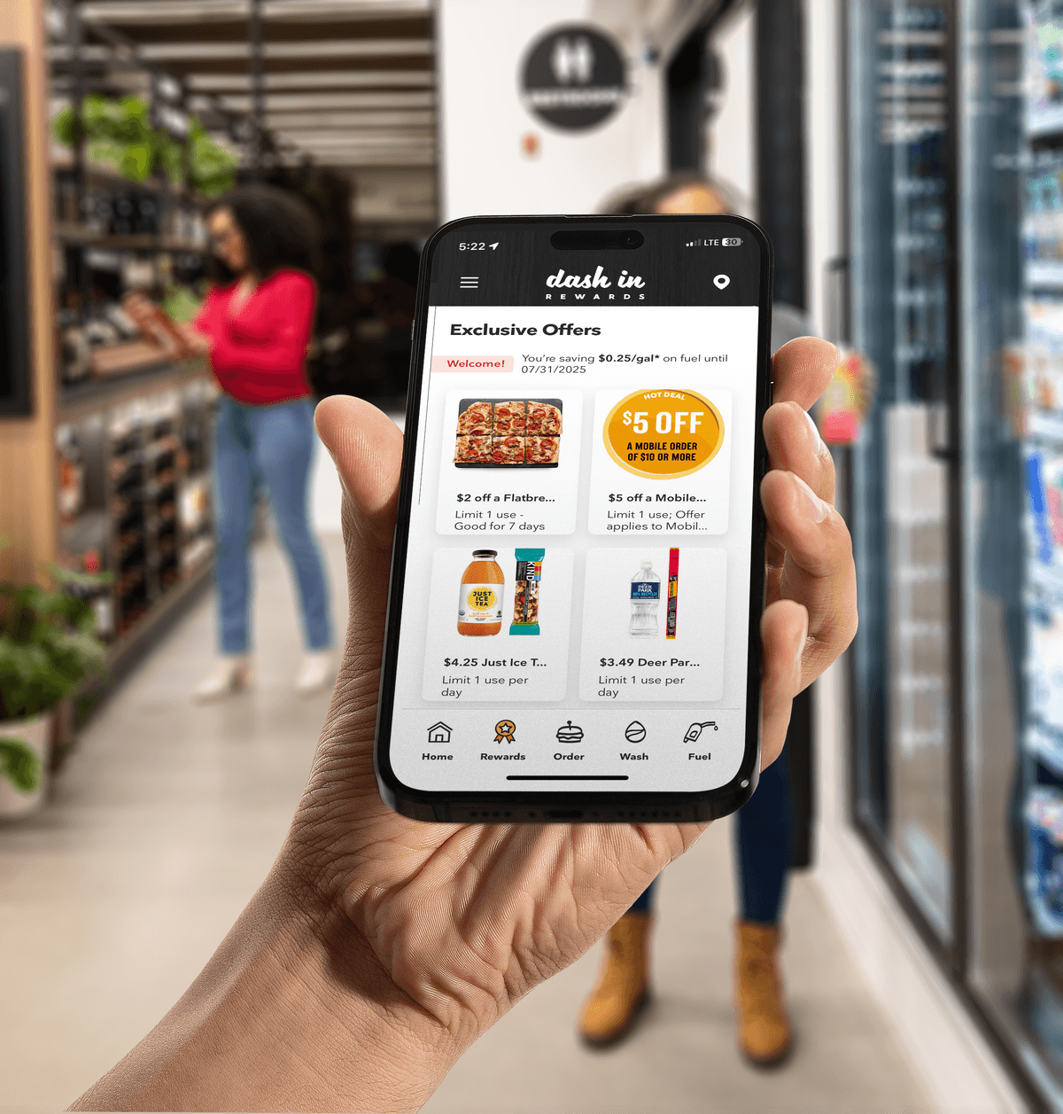 Dash Activation In Store Rewards - Dash In